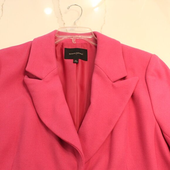 Women's Pink Banana Republic Pea coat - Picture 2 of 5